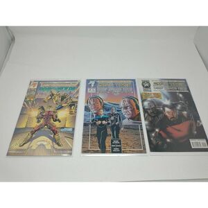 Malibu Comics 3 Issue Bundle Star Trek Deep Space 9 #2, 23 & Ultraverse Prot #13
